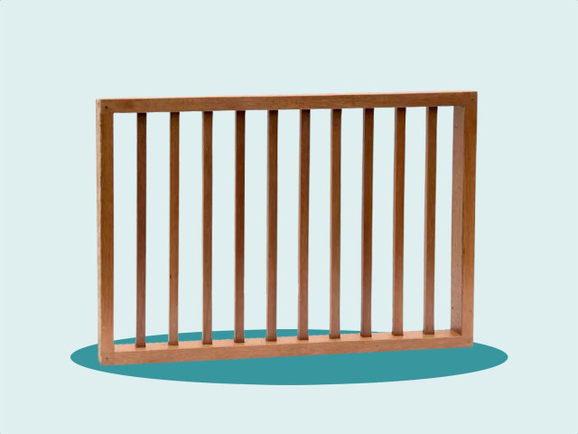 Houten balkonhek schilderen