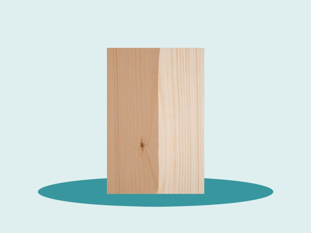 Zacht houten schutting of tuinmuur transparant verven