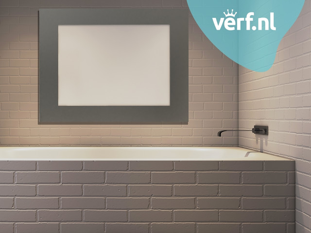 Tegelverf badkamer