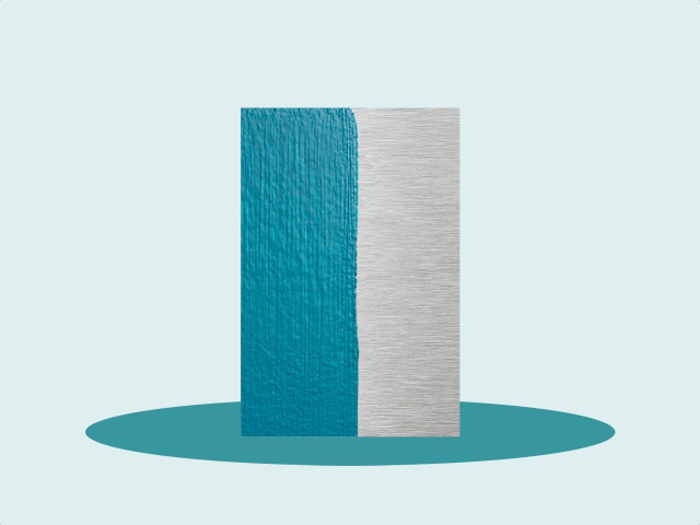 Metalen dakgoot of regenpijp schilderen zijdeglans