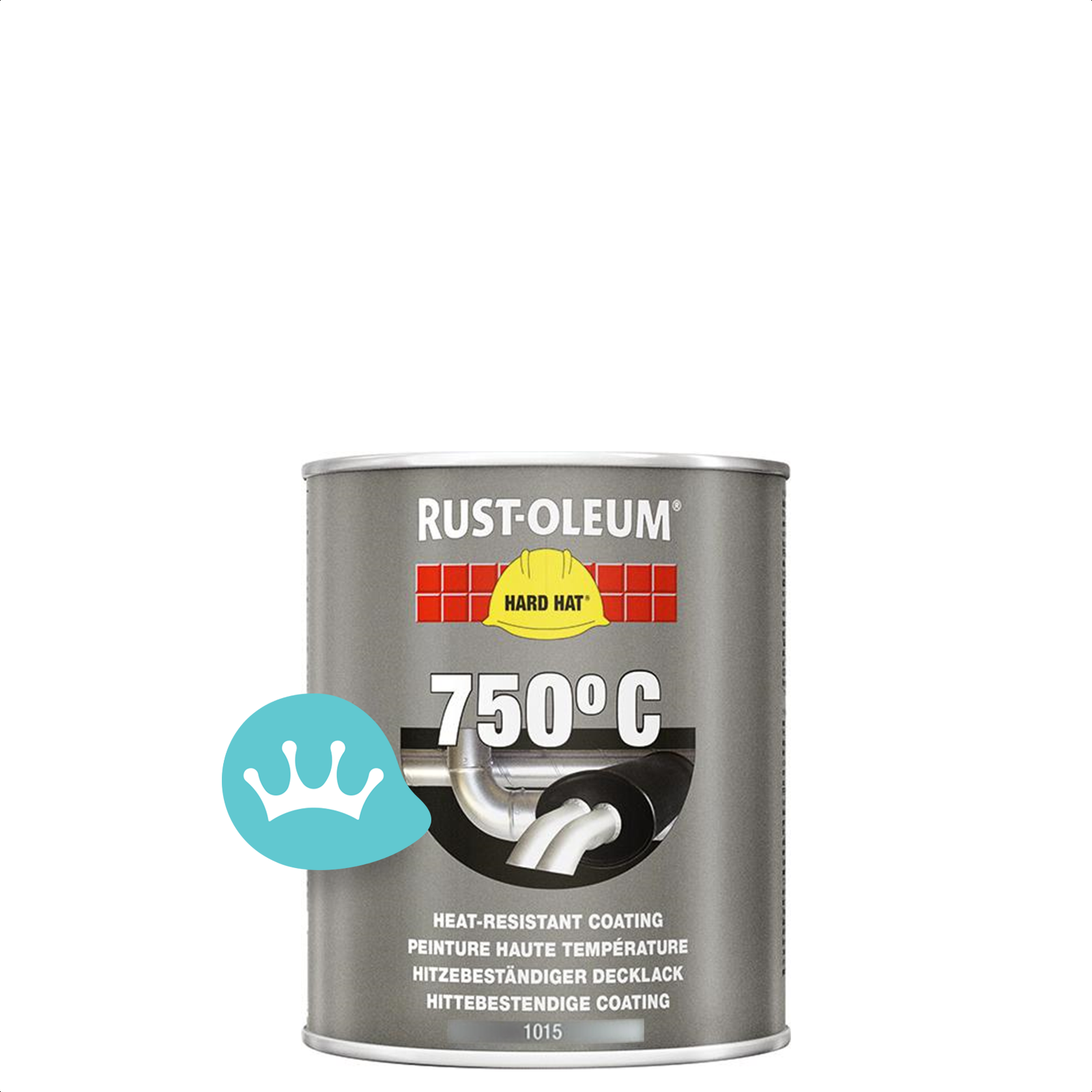 Peinture haute température Rust-oleum Hard Hat® aluminium 750ml