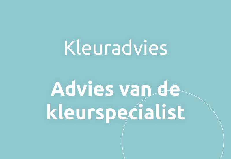 Kleuradvies, advies van de kleurspecialist.