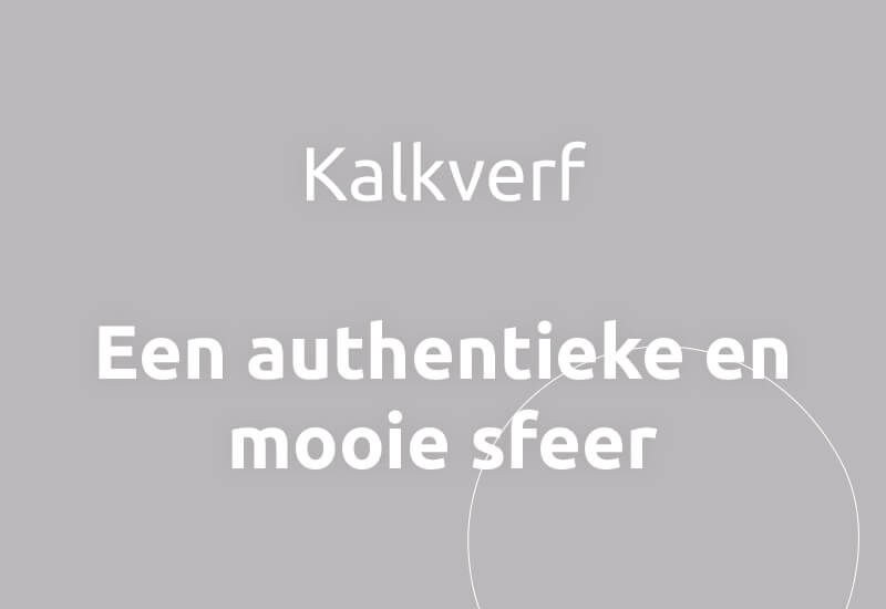 Kalkveref, een authentieke en mooie sfeer.