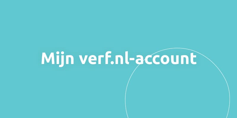 Mijn Verf.nl-account.