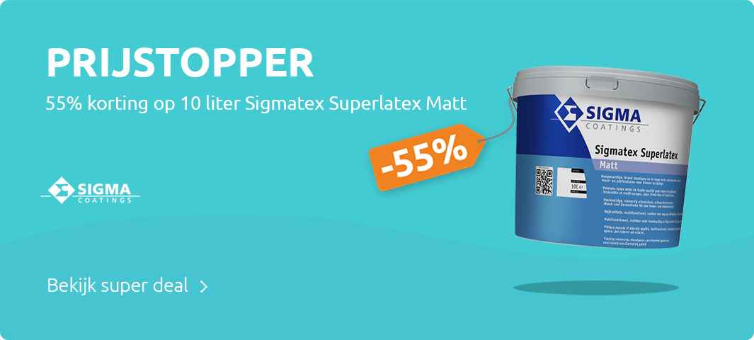 Prijstopper Sigma Sigmatex Superlatex Matt