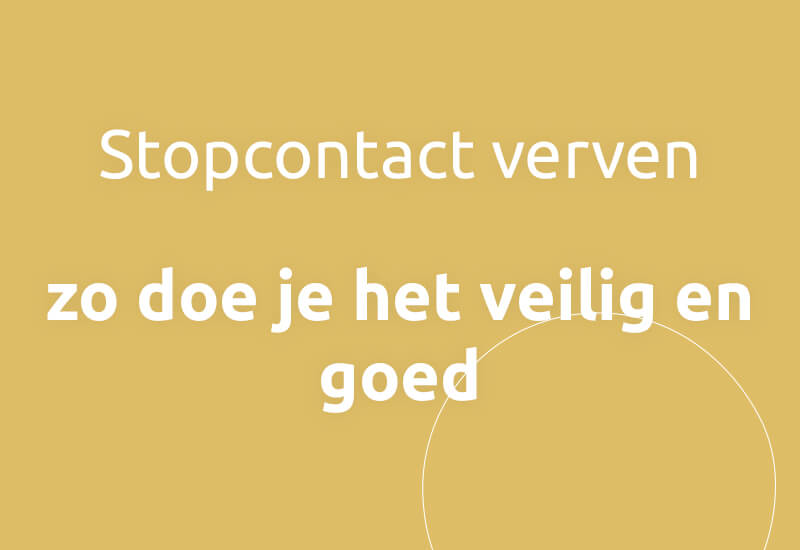 Stopcontacten verven, zo doe je het veilig en goed.