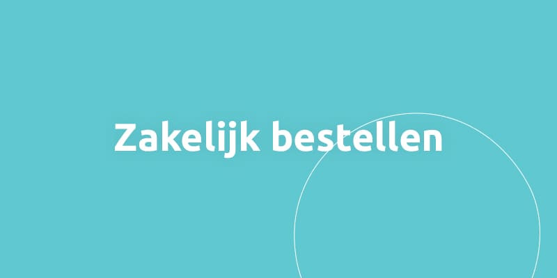 Zakelijk bestellen.