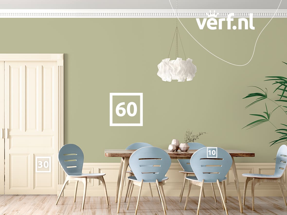 Haal en kleur huis met de 60-30-10 regel - Verf.nl