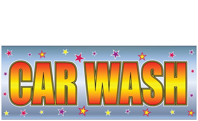Car Wash Banner Signs