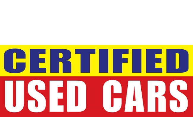 Certified Used Cars Banner Signs