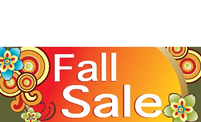 Fall Sale Signs