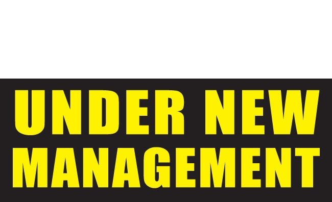 Under New Management Signs