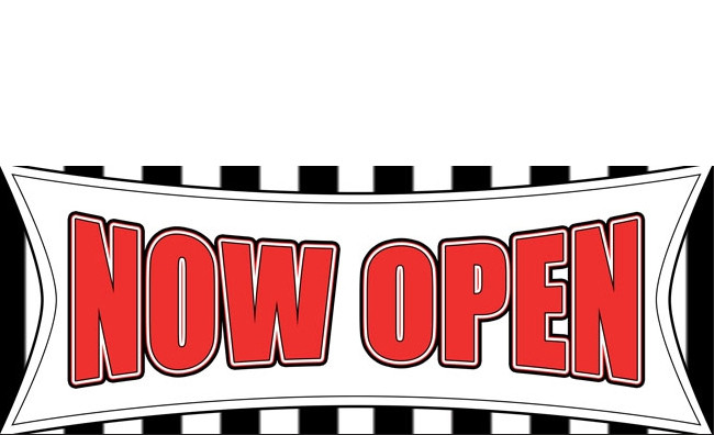 Now Open Banners