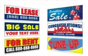 Ready Made and Pre-Designed Banners and Signs