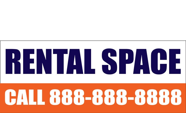 Rental Space Signs