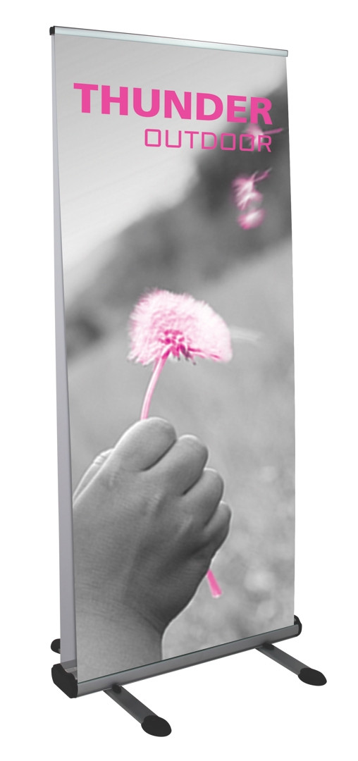 Outdoor Retractable Banner Stand