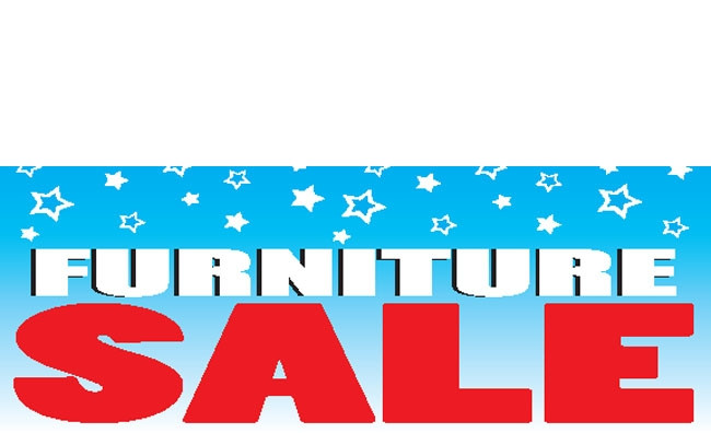 Furniture Store Sale Signs