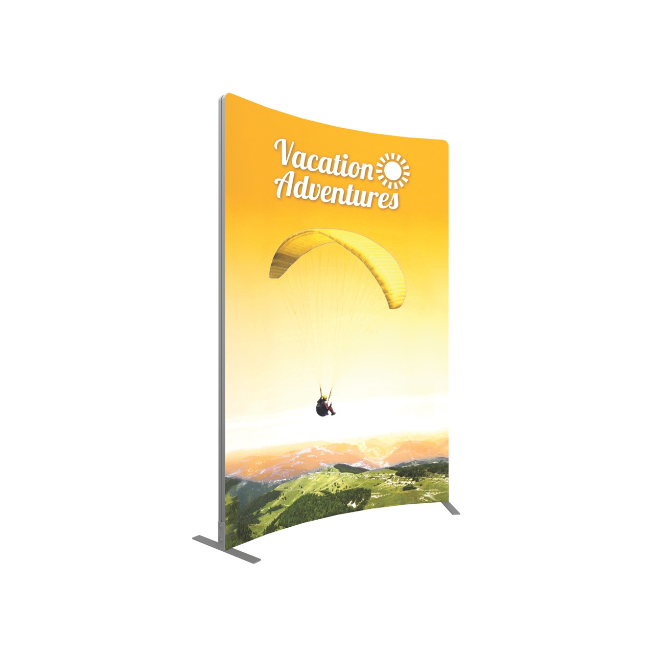 Curved Vector Frame Banner Fabric Displays