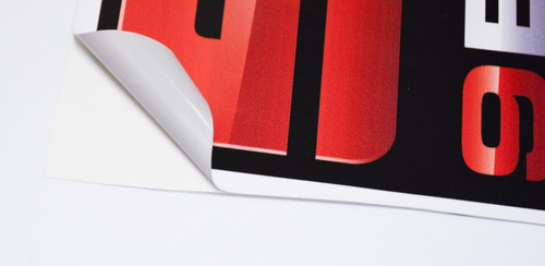 Adhesive Back Vinyl Decal Custom Printing