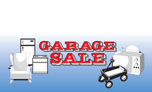 Garage Sale Vinyl Banner Sign Style 1700