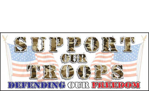 Patriotic Banner Signs Vinyl 1100