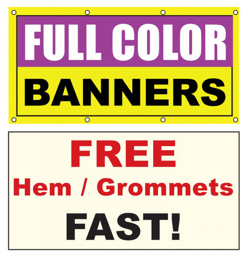 4 x 6 vinyl banner