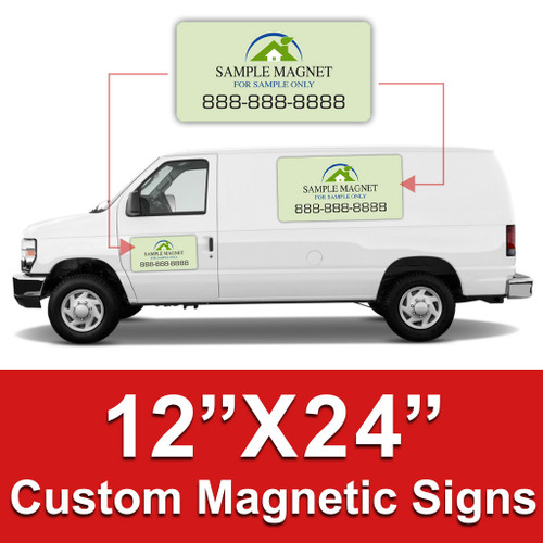 12x24 Car Magnets Custom Magnetic Signs