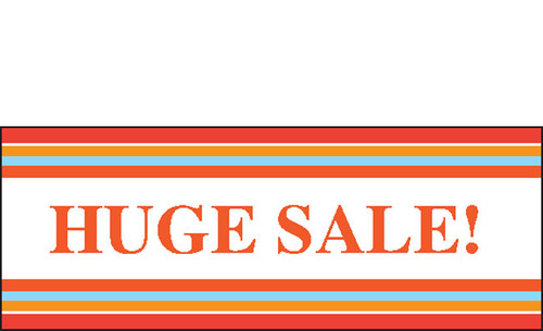 Huge Sale Vinyl Banner Sign Style 2100