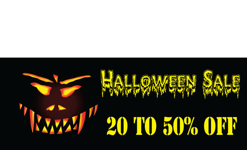 Halloween Banners - Vinyl Signs Style 2500