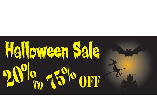Halloween Banners - Vinyl Signs Style 2600
