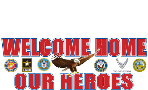 Welcome Home Banners - Signs Style 2200