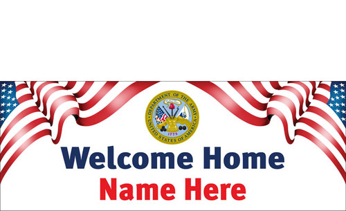 Welcome Home Banners - Signs Style 2800