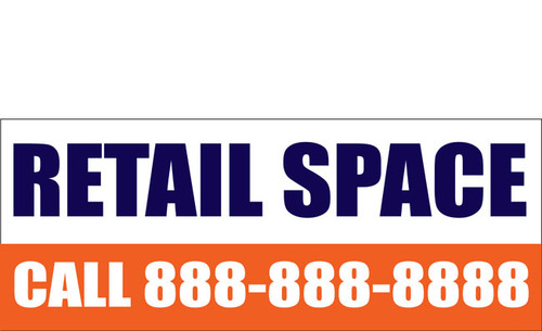Retail Space Banners Signs 1000