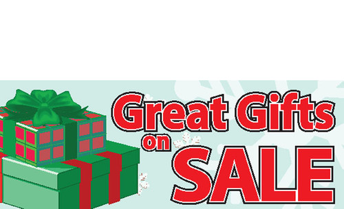 Gifts On Sale Banners - Signs Style 3100