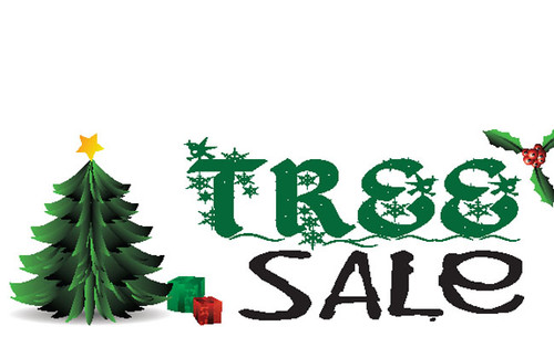 Christmas Tree Sales Signs Banners Style 5400