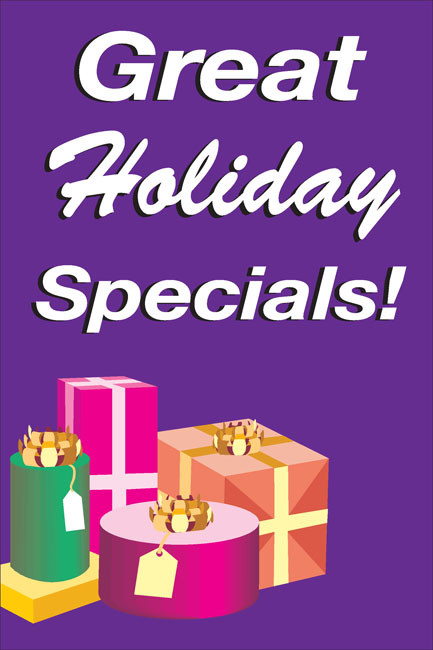 Holiday Sale Posters Style 3500