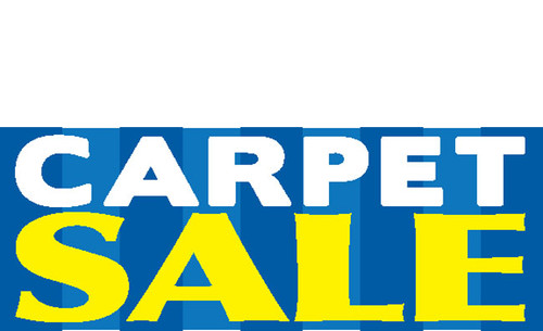 Carpet Sale Banner Sign