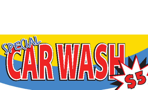 Car Wash Banner $5 Special