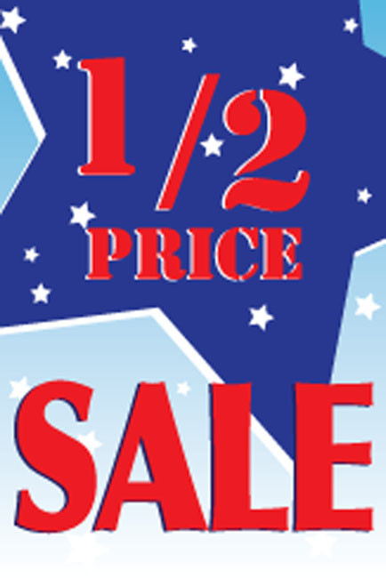 Half Price Sale Posters Style1000