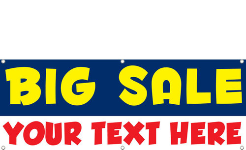 Big Sale Vinyl Banner Sign Style 1200