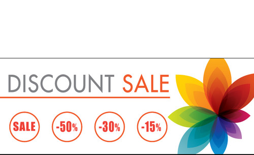 Discount Sale Banner Sign style 1700