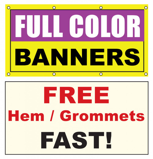 3X3 ft Custom Vinyl Banner Printing
