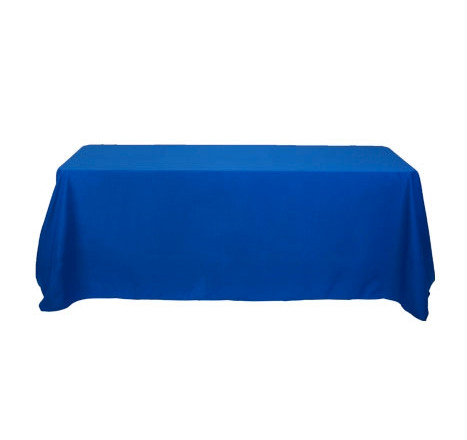 Blank Table Cover and Throw for Trade Show
