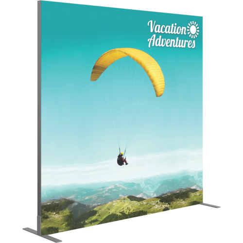 VECTOR FRAME SQUARE 03 FABRIC BANNER DISPLAY LEFT VIEW