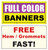 1x5 Vinyl Banner Custom Printed