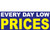 EVERY DAY LOW PRICES BANNER SIGN STYLE 1400