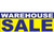 Warehouse Sale Banner Sign 1100