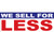 We Sell For Less Retail Store Advertising Banner Sign Style 1200
