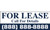 For Lease Banner Sign Vinyl Style 1500
