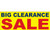 Big Clearance Banner Sign 2800